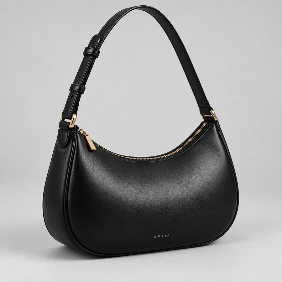 Women’s Leather Crescent Shoulder Bag
