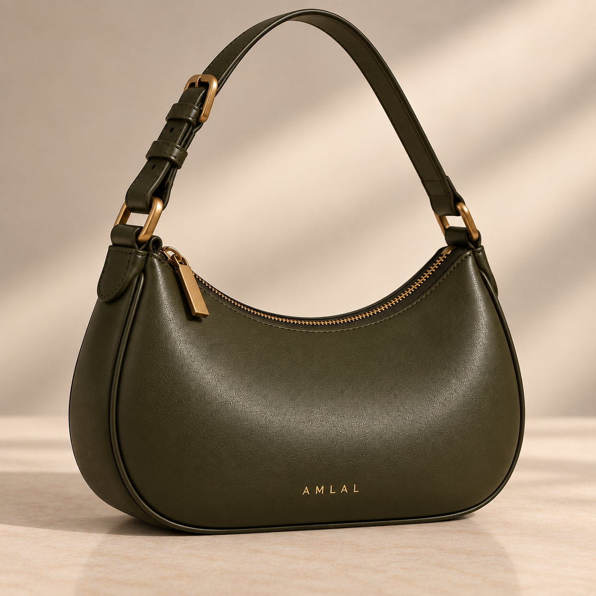 Women’s Leather Crescent Shoulder Bag
